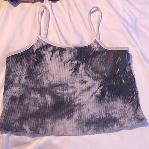 Crop top size medium from Shien in black and white